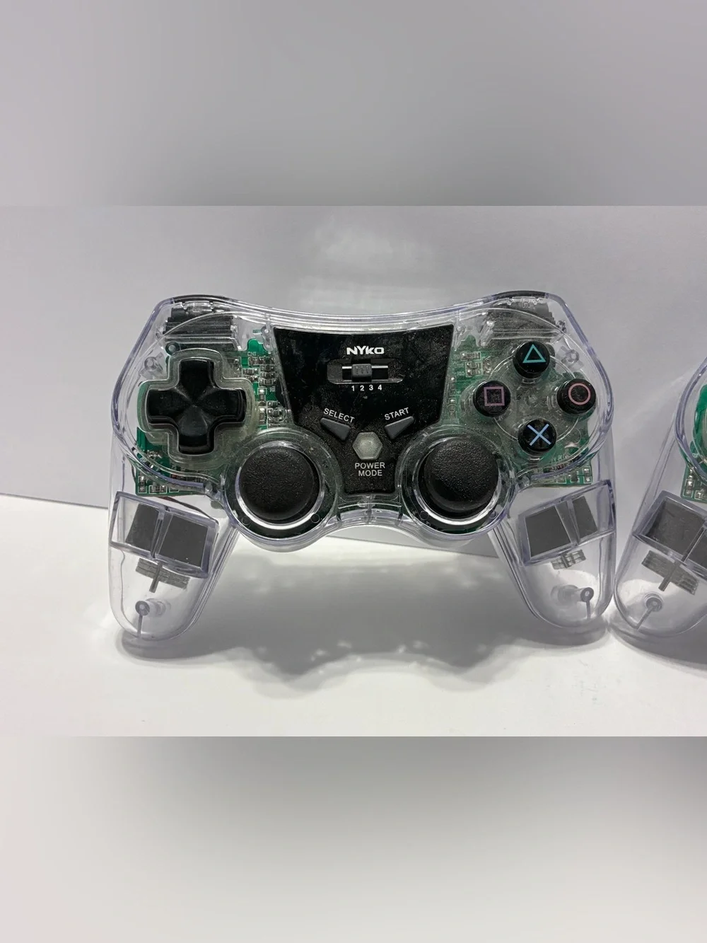 2 Clear Nyko Wireless PS2 PlayStation 2 Game System Controllers Bundle Lot